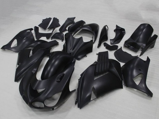 Großhandel Kawasaki ZX14R ZZR1400 Motorrad Verkleidung 2006-2011 - Matt Schwarz