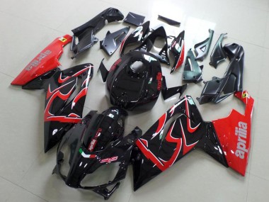 Großhandel Aprilia RS125 Motorrad Verkleidung 2006-2011 - Glanzendes Schwarz Rot