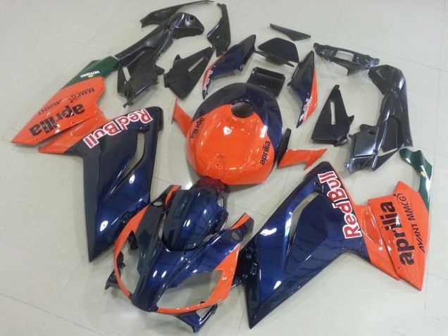 Großhandel Aprilia RS125 Motorrad Verkleidung 2006-2011 - Orange Dunkel Blau