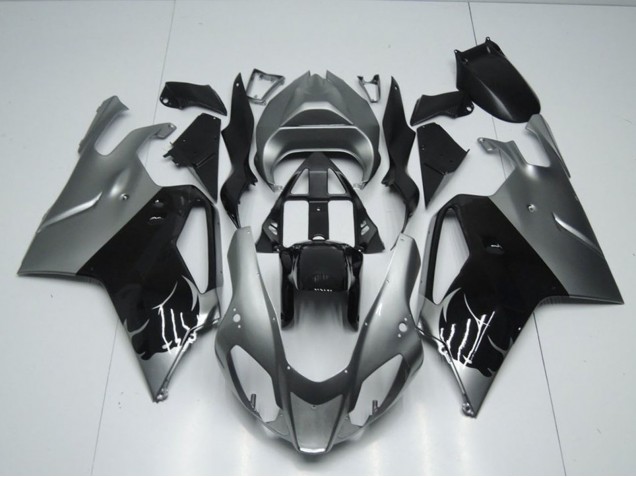 Großhandel Aprilia RSV1000 Motorrad Verkleidung 2003-2006 - Glanzendes Schwarz Grau