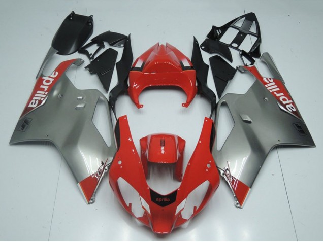 Großhandel Aprilia RSV1000 Motorrad Verkleidung 2003-2006 - Rot Grau Schwarz
