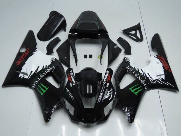 Großhandel Yamaha YZF R1 Motorrad Verkleidung 2000-2001 - Glanzendes Schwarz Weiss Rot Grun Monster