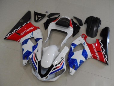 Großhandel Yamaha YZF R1 Motorrad Verkleidung 2000-2001 - Weiss Rot Blau Schwarz Corse