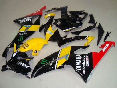 Großhandel Yamaha YZF R6 Motorrad Verkleidung 2008-2016 - Gelb Rot Glanzendes Schwarz Grun Monster Motul