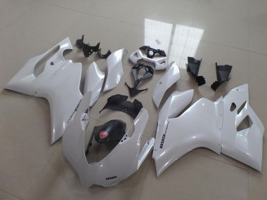 Großhandel Ducati 1199 Motorrad Verkleidung 2011-2014 - Weiss Schwarz