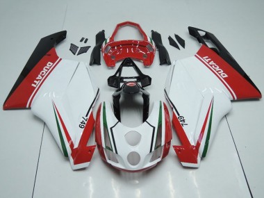 Großhandel Ducati 749 Motorrad Verkleidung 2003-2004 - Weiss Rot Grun Glanzendes Schwarz