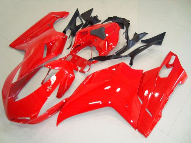 Großhandel Ducati 848 1098 1198 Motorrad Verkleidung 2007-2014 - Rot