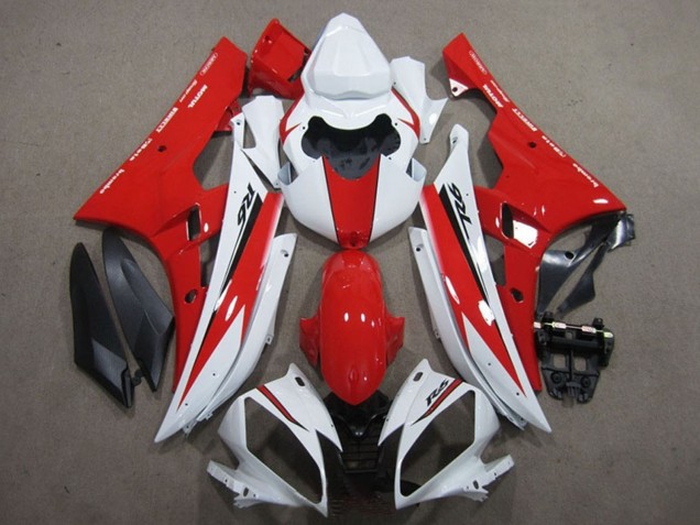 Großhandel Yamaha YZF R6 Motorrad Verkleidung 2006-2007 - Weiss Rot Schwarz