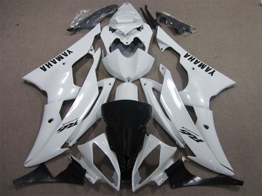 Großhandel Yamaha YZF R6 Motorrad Verkleidung 2008-2016 - Weiss Schwarz Aufkleber