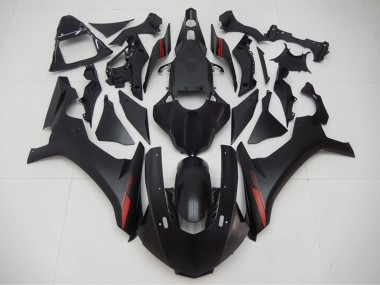 Großhandel Yamaha YZF R1 Motorrad Verkleidung 2015-2019 - Matt Schwarz Rot