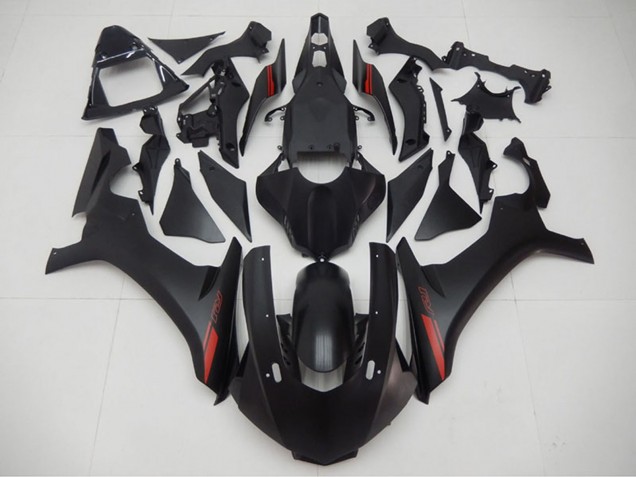 Großhandel Yamaha YZF R1 Motorrad Verkleidung 2015-2019 - Matt Schwarz Rot
