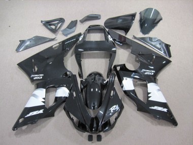 Großhandel Yamaha YZF R1 Motorrad Verkleidung 1998-1999 - Glanzendes Schwarz Weiss
