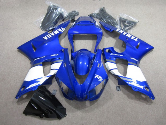 Großhandel Yamaha YZF R1 Motorrad Verkleidung 1998-1999 - Blau Weiss mit Aufkleber