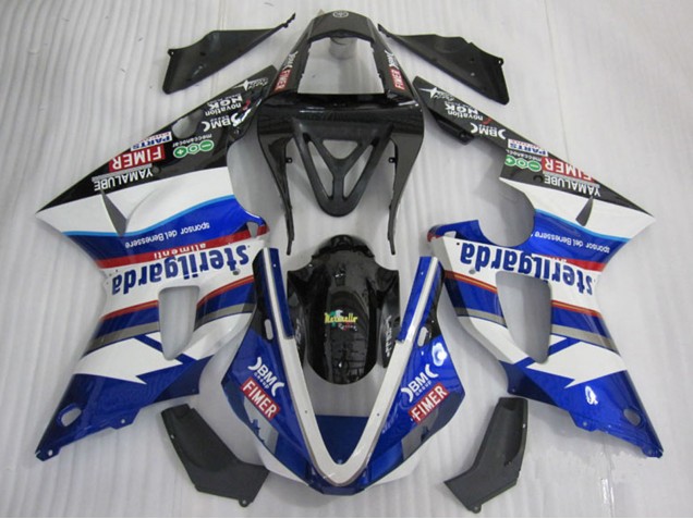 Großhandel Yamaha YZF R1 Motorrad Verkleidung 2000-2001 - Weiss Blau Schwarz Rot Fimer Sterilgarda