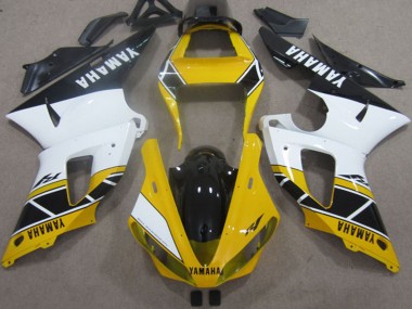 Großhandel Yamaha YZF R1 Motorrad Verkleidung 2000-2001 - Gelb Weiss Schwarz