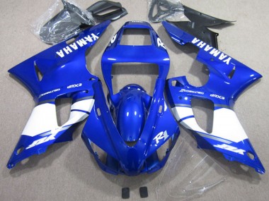 Großhandel Yamaha YZF R1 Motorrad Verkleidung 2002-2003 - Blau Weiss