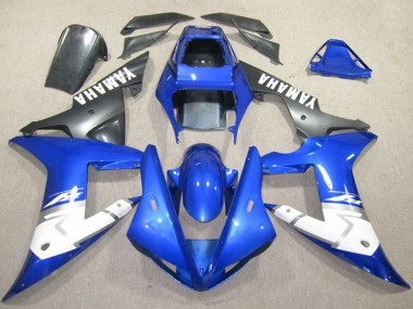 Großhandel Yamaha YZF R1 Motorrad Verkleidung 2002-2003 - Blau Weiss Matt Schwarz
