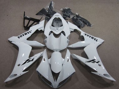 Großhandel Yamaha YZF R1 Motorrad Verkleidung 2004-2006 - Weiss Schwarz Aufkleber