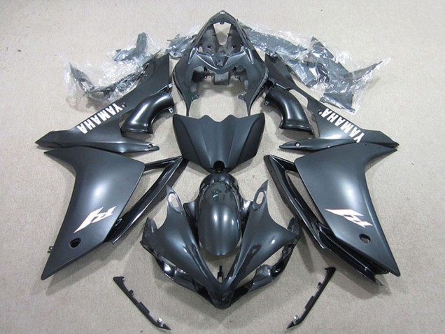 Großhandel Yamaha YZF R1 Motorrad Verkleidung 2007-2008 - Matt Schwarz Weiss Aufkleber