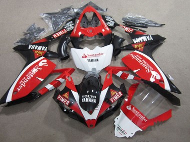 Großhandel Yamaha YZF R1 Motorrad Verkleidung 2007-2008 - Rot Weiss Schwarz Volvo Santunder Fimer