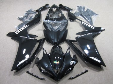 Großhandel Yamaha YZF R1 Motorrad Verkleidung 2007-2008 - Glanzendes Schwarz Weiss Aufkleber