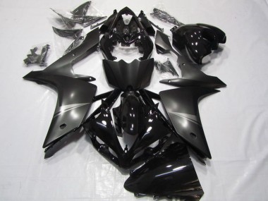 Großhandel Yamaha YZF R1 Motorrad Verkleidung 2007-2008 - Glanzendes Schwarz Matt Schwarz