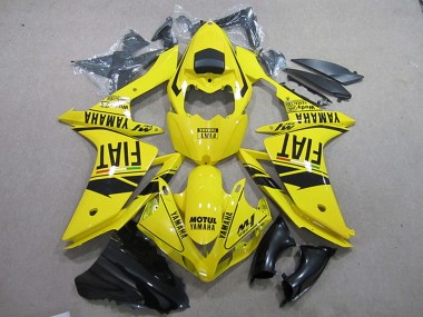 Großhandel Yamaha YZF R1 Motorrad Verkleidung 2007-2008 - Gelb Schwarz Motul Fiat