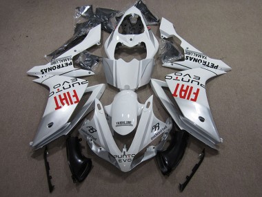 Großhandel Yamaha YZF R1 Motorrad Verkleidung 2009-2011 - Weiss Silber Rot Fiat