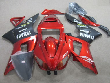 Großhandel Yamaha YZF R1 Motorrad Verkleidung 2009-2011 - Rot Matt Schwarz