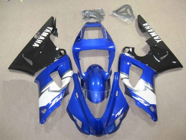 Großhandel Yamaha YZF R1 Motorrad Verkleidung Kit 2012-2014 - Blau Weiss Glanzendes Schwarz