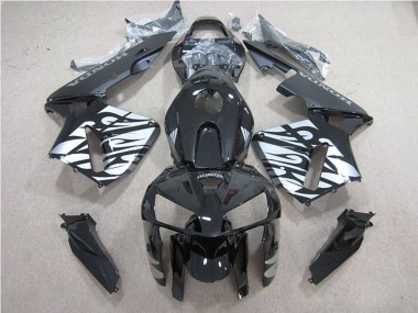 Großhandel Honda CBR600RR Motorrad Verkleidung 2005-2006 - Glanzendes Schwarz Silber Flamme