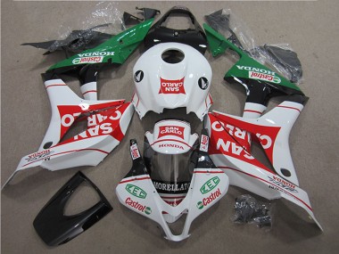 Großhandel Honda CBR600RR Motorrad Verkleidung 2007-2008 - Weiss Rot Grun San Carlo