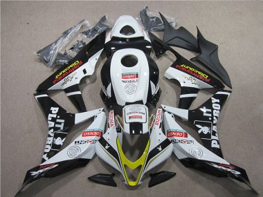 Großhandel Honda CBR600RR Motorrad Verkleidung 2007-2008 - Weiss Gold Glanzendes Schwarz PlayBoy HRC