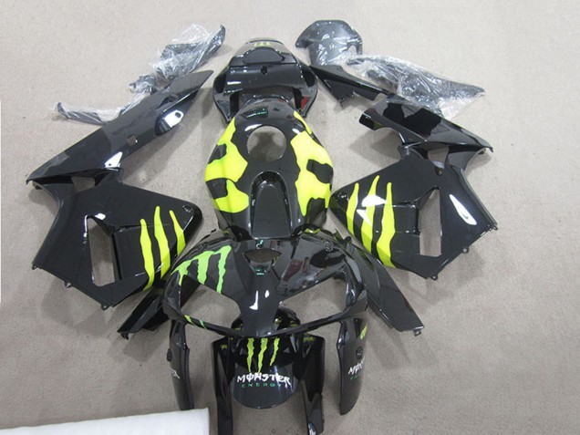 Großhandel Honda CBR600RR Motorrad Verkleidung 2007-2008 - Glanzendes Schwarz Gelb Grun Monster