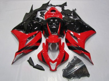 Großhandel Honda CBR600RR Motorrad Verkleidungen Kit 2009-2012 - Rot Glanzendes Schwarz