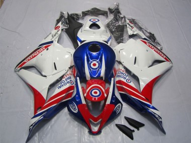 Großhandel Honda CBR600RR Motorrad Verkleidung 2009-2012 - Weiss Blau Rot