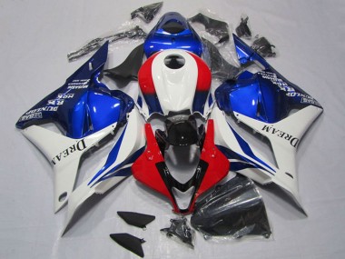 Großhandel Honda CBR600RR Motorrad Verkleidung 2009-2012 - Weiss Rot Blau Dream
