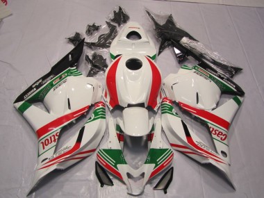 Großhandel Honda CBR600RR Motorrad Verkleidung 2009-2012 - Weiss Rot Grun Castrol