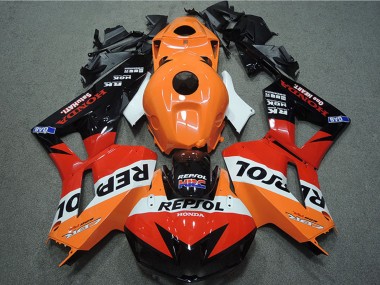 Großhandel Honda CBR600RR Motorrad Verkleidung 2013-2023 - Orange Weiss Rot Glanzendes Schwarz Repsol HRC