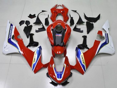 Großhandel Honda CBR1000RR Motorrad Verkleidung 2017-2023 - Weiss Rot Blau HRC