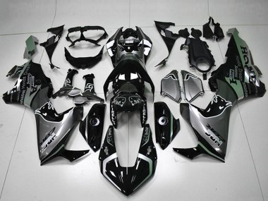 Großhandel Honda CBR1000RR Motorrad Verkleidung 2017-2023 - Silber Glanzendes Schwarz HRC