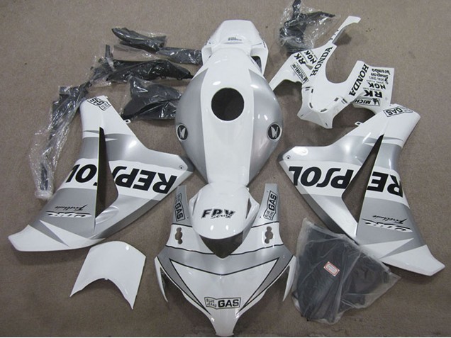 Großhandel Honda CBR1000RR Motorrad Verkleidung 2008-2011 - Weiss Silber Schwarz Repsol