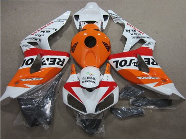 Großhandel Honda CBR1000RR Motorrad Verkleidung 2006-2007 - Weiss Orange Rot Schwarz Repsol