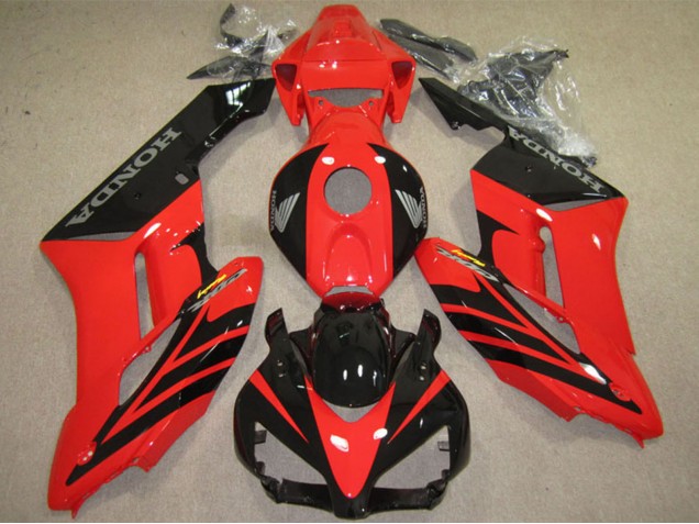 Großhandel Honda CBR1000RR Motorrad Verkleidung 2004-2005 - Rot Glanzendes Schwarz Fireblade