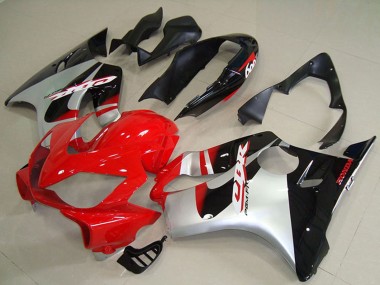 Großhandel Honda CBR600 F4i Abs Motorrad Verkleidungen 2004-2007 - Silber Rot Glanzendes Schwarz