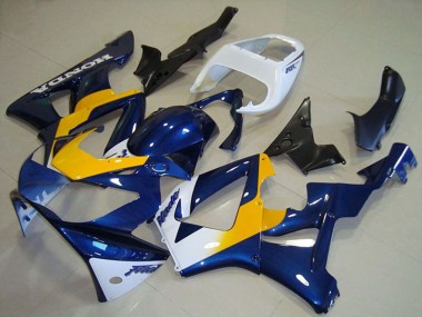 Großhandel Honda CBR900RR 929 Motorrad Verkleidung 2000-2001 - Weiss Blau Gelb