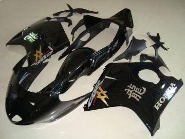 Großhandel Honda CBR1100XX Blackbird Motorrad Verkleidung 1996-2007 - Glanzendes Schwarz