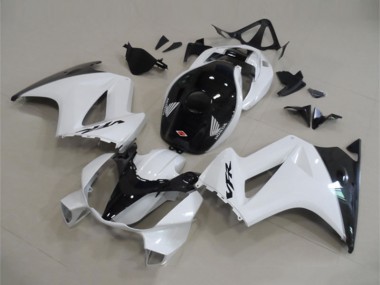 Großhandel Honda VFR 800 Motorrad Verkleidung 2002-2013 - Weiss Glanzendes Schwarz