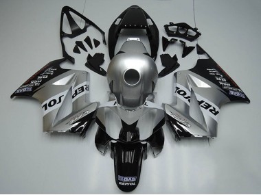 Großhandel Honda VFR 800 Motorrad Verkleidung 2002-2013 - Silber Weiss Glanzendes Schwarz Repsol