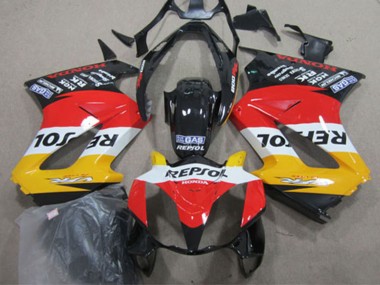 Großhandel Honda VFR 800 Motorrad Verkleidung 2002-2013 - Gelb Weiss Rot Glanzendes Schwarz Repsol